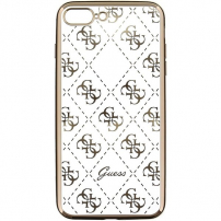 Guess 4G TPU pouzdro pro iPhone 7 Plus / 8 Plus - zlaté