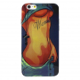 Ochranný kryt / obal s průhledným obvodovým rámečkem pro Apple iPhone 6S / 6 - sexy dívka - wonderful