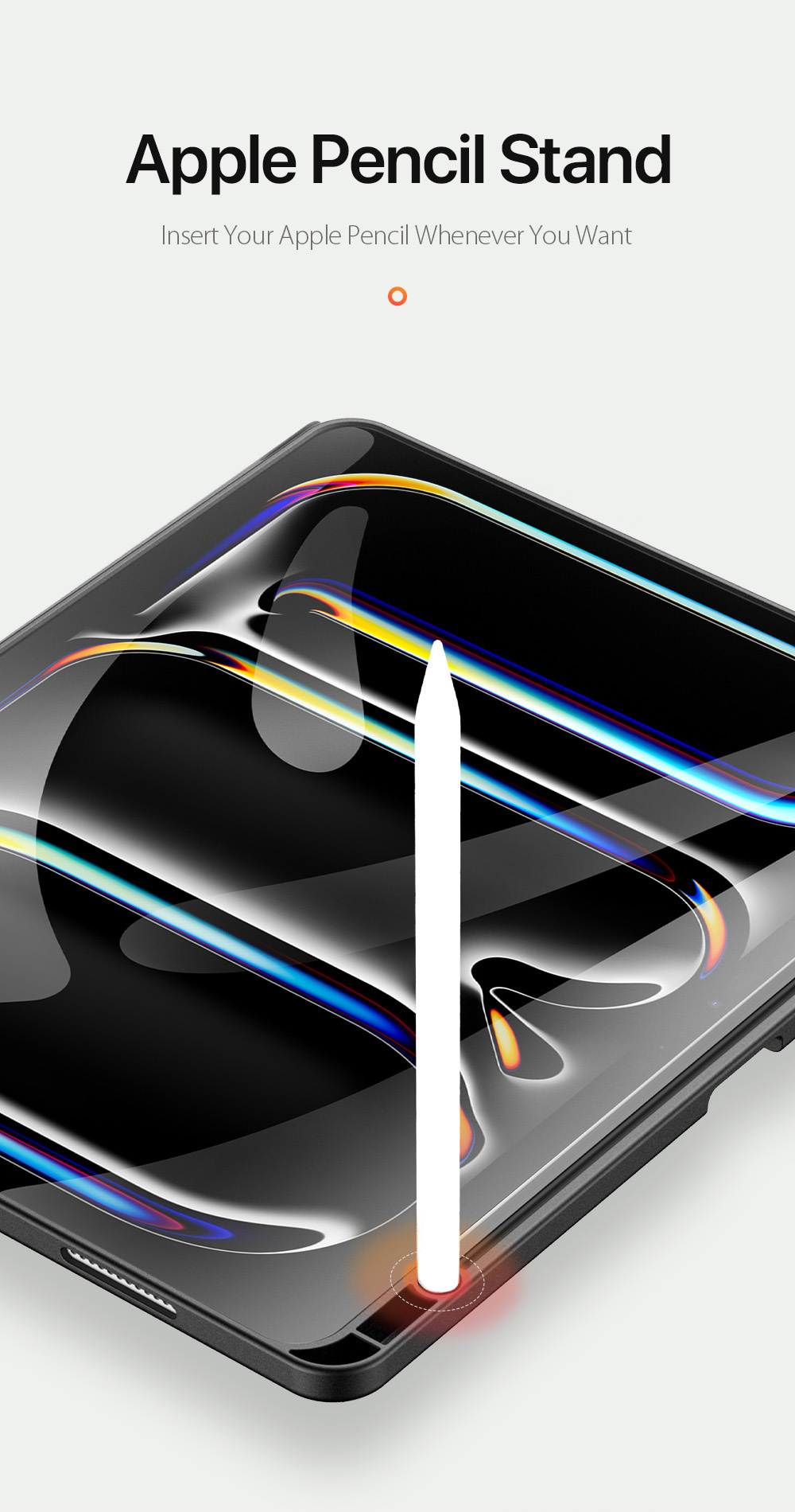 DUX DUCIS Domo pouzdro s prostorem na Apple Pencil a funkcí uspání pro iPad Pro 13