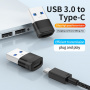 Nabíjecí a datová redukce - USB-C na USB-A - růžová