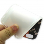 Ochranný kryt / obal s průhledným obvodovým rámečkem pro Apple iPhone 6S / 6 - sexy dívka s černými vlasy