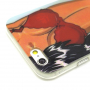 Ochranný kryt / obal s průhledným obvodovým rámečkem pro Apple iPhone 6S / 6 - sexy dívka s černými vlasy
