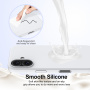 Silikonový kryt s MagSafe pro iPhone 16 - bílý