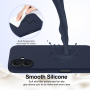 Silikonový kryt s MagSafe pro iPhone 16 - tmavě modrý