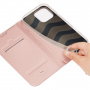 DUX DUCIS Skin Pro flipové pouzdro pro iPhone 16 Pro - růžovozlaté