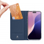 DUX DUCIS Skin Pro flipové pouzdro pro iPhone 16 Pro Max - tmavě modré