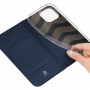 DUX DUCIS Skin Pro flipové pouzdro pro iPhone 16 Pro Max - tmavě modré