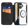DUX DUCIS Skin X flipové pouzdro s MagSafe pro iPhone 16 - černé