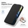 DUX DUCIS Skin X flipové pouzdro s MagSafe pro iPhone 16 Plus - černé