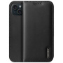 DUX DUCIS Hivo kožené flipové pouzdro pro iPhone 15 - černé