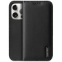 DUX DUCIS Hivo kožené flipové pouzdro pro iPhone 15 Pro - černé
