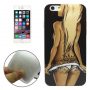 Ochranný kryt / obal s průhledným obvodovým rámečkem pro Apple iPhone 6S / 6 - sexy dívka s blond vlasy