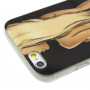 Ochranný kryt / obal s průhledným obvodovým rámečkem pro Apple iPhone 6S / 6 - sexy dívka s blond vlasy