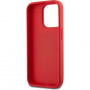 DKNY Stack Logo kryt s poutkem pro iPhone 15 Pro - červený