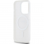 DKNY Repeat Pattern Tonal Stripe kryt s MagSafe pro iPhone 13 Pro Max - růžový