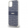DKNY Repeat Pattern Tonal Stripe kryt s MagSafe pro iPhone 11 - tmavě modrý