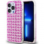 DKNY Repeat Pattern kryt pro iPhone 15 Pro Max - růžový