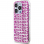 DKNY Repeat Pattern kryt pro iPhone 15 Pro Max - růžový