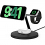 BELKIN Boost Charge Pro 3v1 magnetický bezdrátový stojánek pro iPhone / Apple Watch / AirPods - 15W - černý