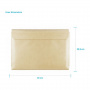 FIXED York obálka pro iPad do 13" / MacBook do 13" - světle žlutá