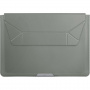 UNIQ Oslo obálka se stojánkem pro iPad do 13" / MacBook do 14" - zelená