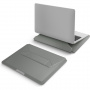 UNIQ Oslo obálka se stojánkem pro iPad do 13" / MacBook do 14" - zelená