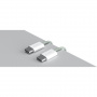 PURO Fabrik 2.0 opletený nabíjecí a datový kabel - USB-C na USB-C - 1,5 m - zelený