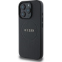 Guess Grained Classic Logo kryt s MagSafe pro iPhone 16 Pro Max - černý