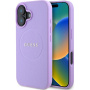 Guess Grained Classic Logo kryt s MagSafe pro iPhone 16 Plus - fialový