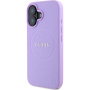 Guess Grained Classic Logo kryt s MagSafe pro iPhone 16 Plus - fialový