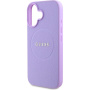 Guess Grained Classic Logo kryt s MagSafe pro iPhone 16 Plus - fialový