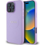 Guess Grained Classic Logo kryt s MagSafe pro iPhone 16 Pro - fialový