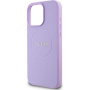 Guess Grained Classic Logo kryt s MagSafe pro iPhone 16 Pro - fialový