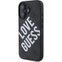 Guess 4G Big Love Logo kryt s MagSafe pro iPhone 16 - šedý