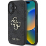 Guess 4G Metal Logo kryt pro iPhone 16 Plus - šedý