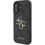 Guess 4G Metal Logo kryt pro iPhone 16 Plus - šedý