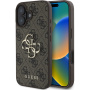 Guess 4G Metal Logo kryt pro iPhone 16 Plus - hnědý