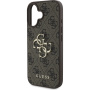 Guess 4G Metal Logo kryt pro iPhone 16 Plus - hnědý