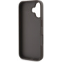 Guess 4G Metal Logo kryt pro iPhone 16 Plus - hnědý