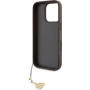 Guess 4G Charms kryt pro iPhone 16 Pro - hnědý