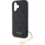 Guess 4G Charms kryt pro iPhone 16 Plus - šedý