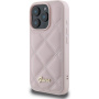 Guess Quilted kryt pro iPhone 16 Pro - růžový