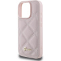 Guess Quilted kryt pro iPhone 16 Pro - růžový