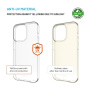 FIXED ReStory Anti-UV recyklovaný kryt pro iPhone 16 Pro - čirý