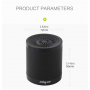 Bezdrátový Bluetooth stereo reproduktor s 2000mAh baterií a slotem pro 32GB paměťovou kartu - šedý