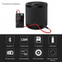 Bezdrátový Bluetooth stereo reproduktor s 2000mAh baterií a slotem pro 32GB paměťovou kartu - šedý