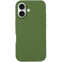 Silikonový kryt pro iPhone 16 - olivový