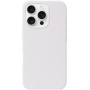 Silikonový kryt pro iPhone 16 Pro Max - bílý