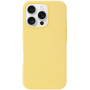 Silikonový kryt pro iPhone 16 Pro Max - žlutý