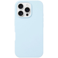 Silikonový kryt pro iPhone 16 Pro Max - světle modrý